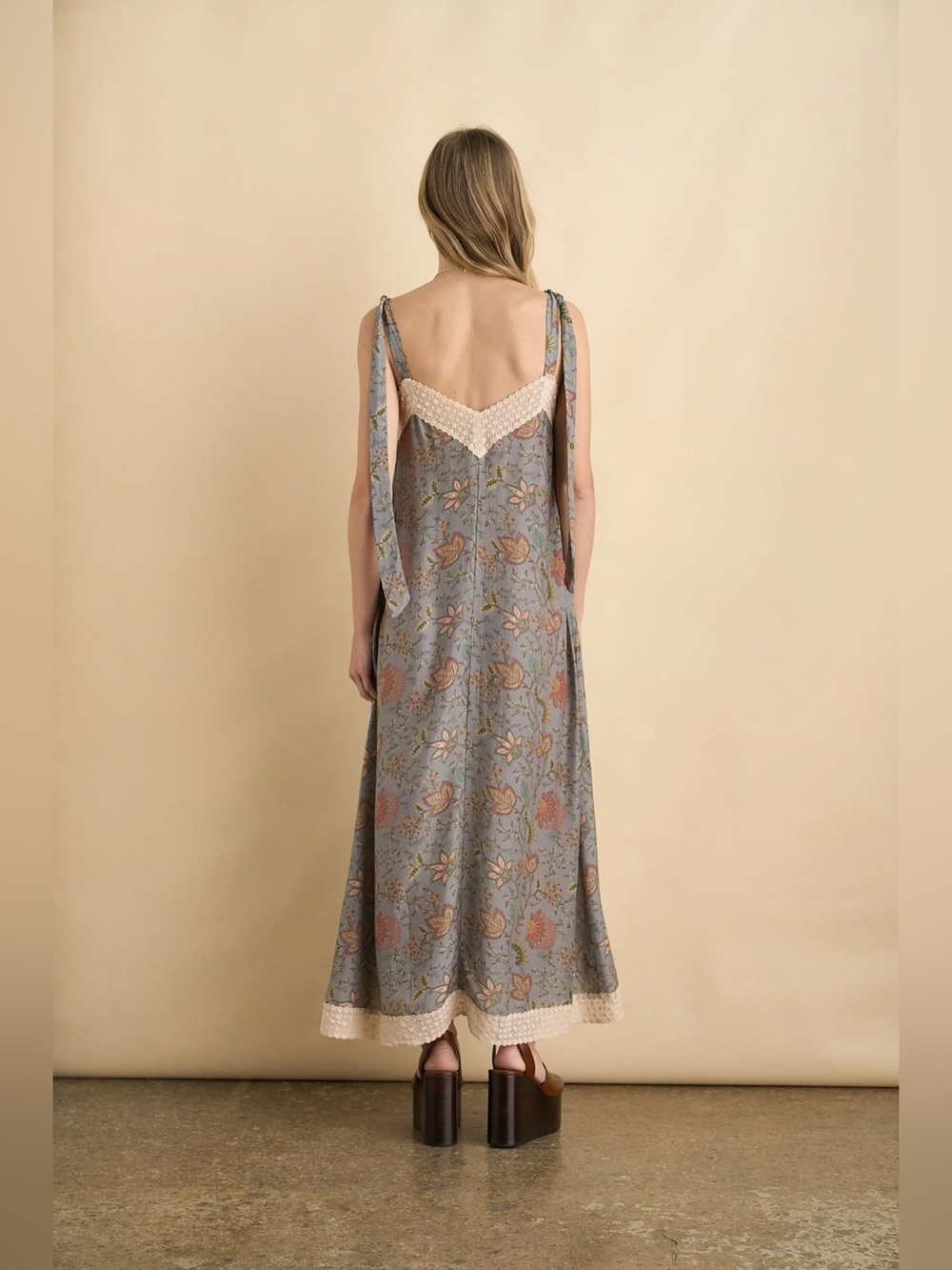 Sonmer Lucie Dress Blue - Picture 3 of 5